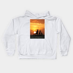 Sunset Sail in Key West II Kids Hoodie